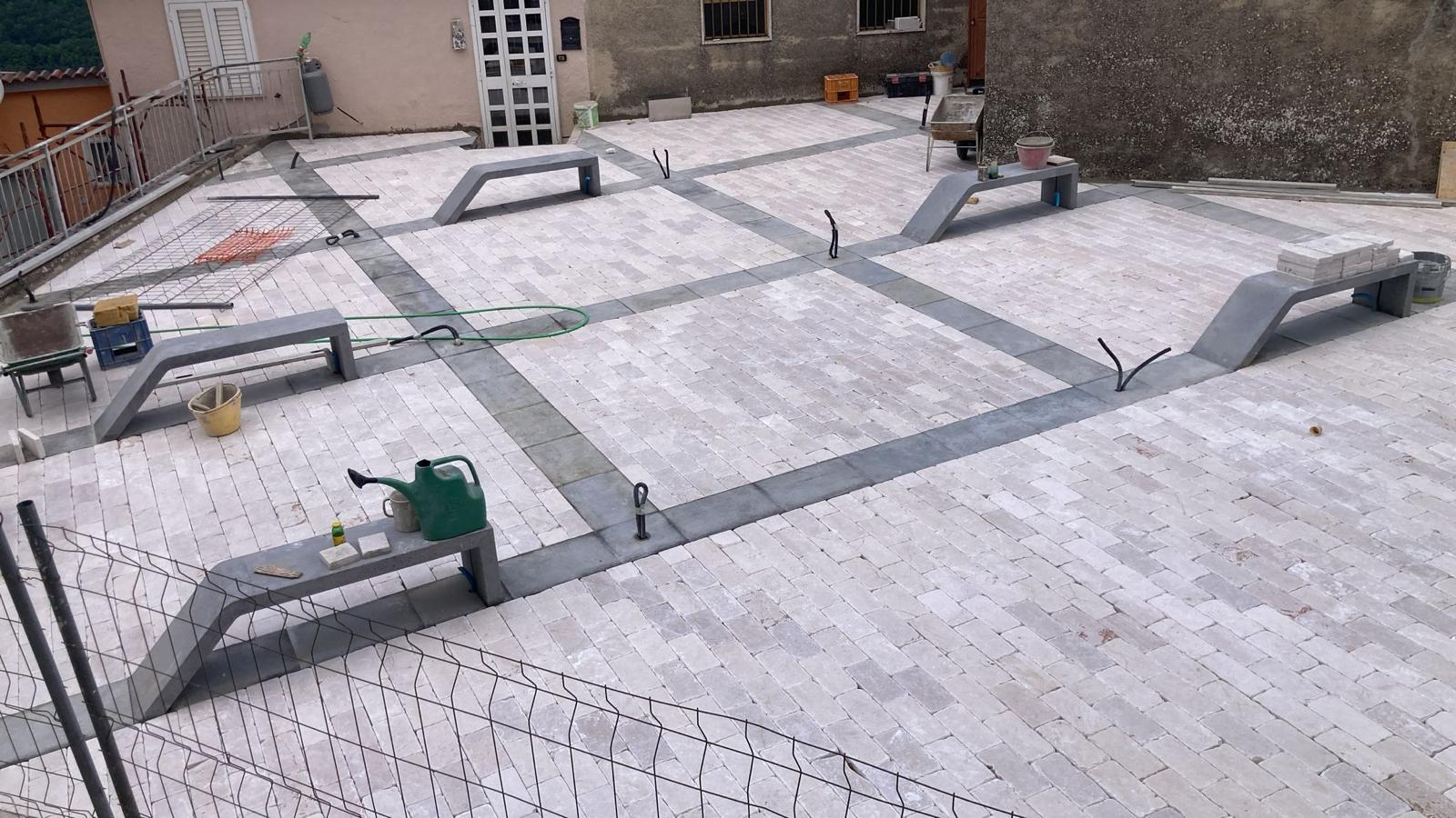 piazza di faeto in avanzamento, giugno 2026