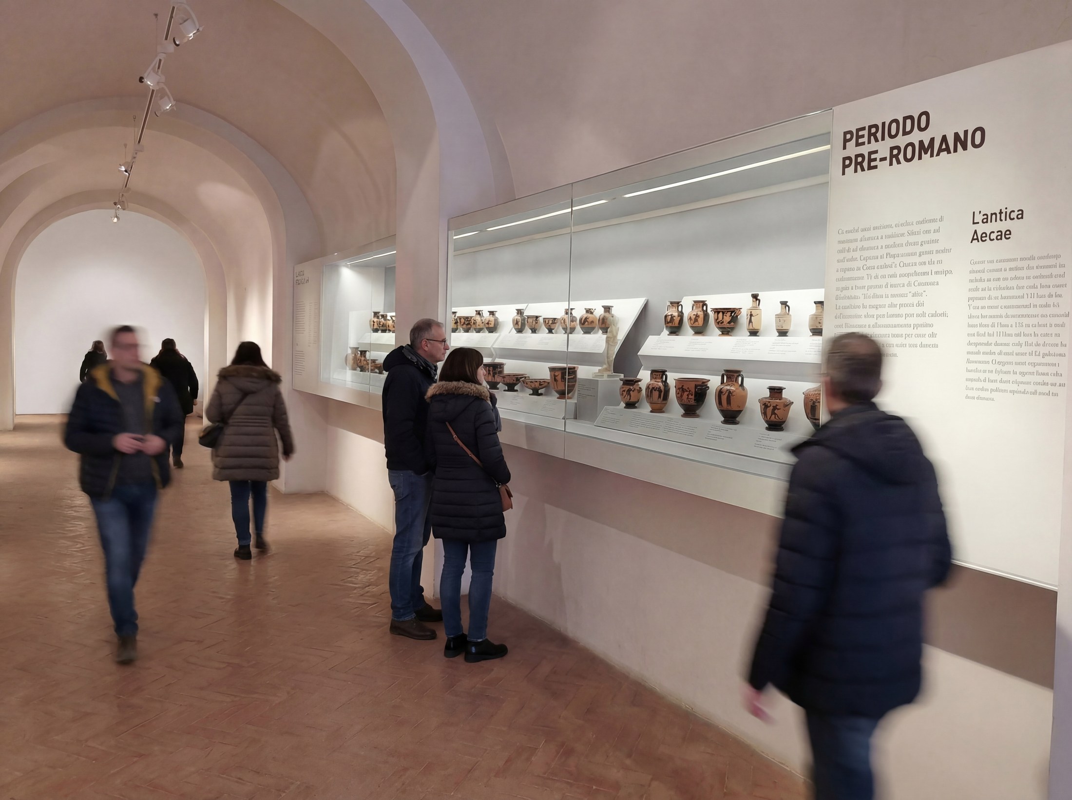 allestimento interno del Museo Civico di Troia