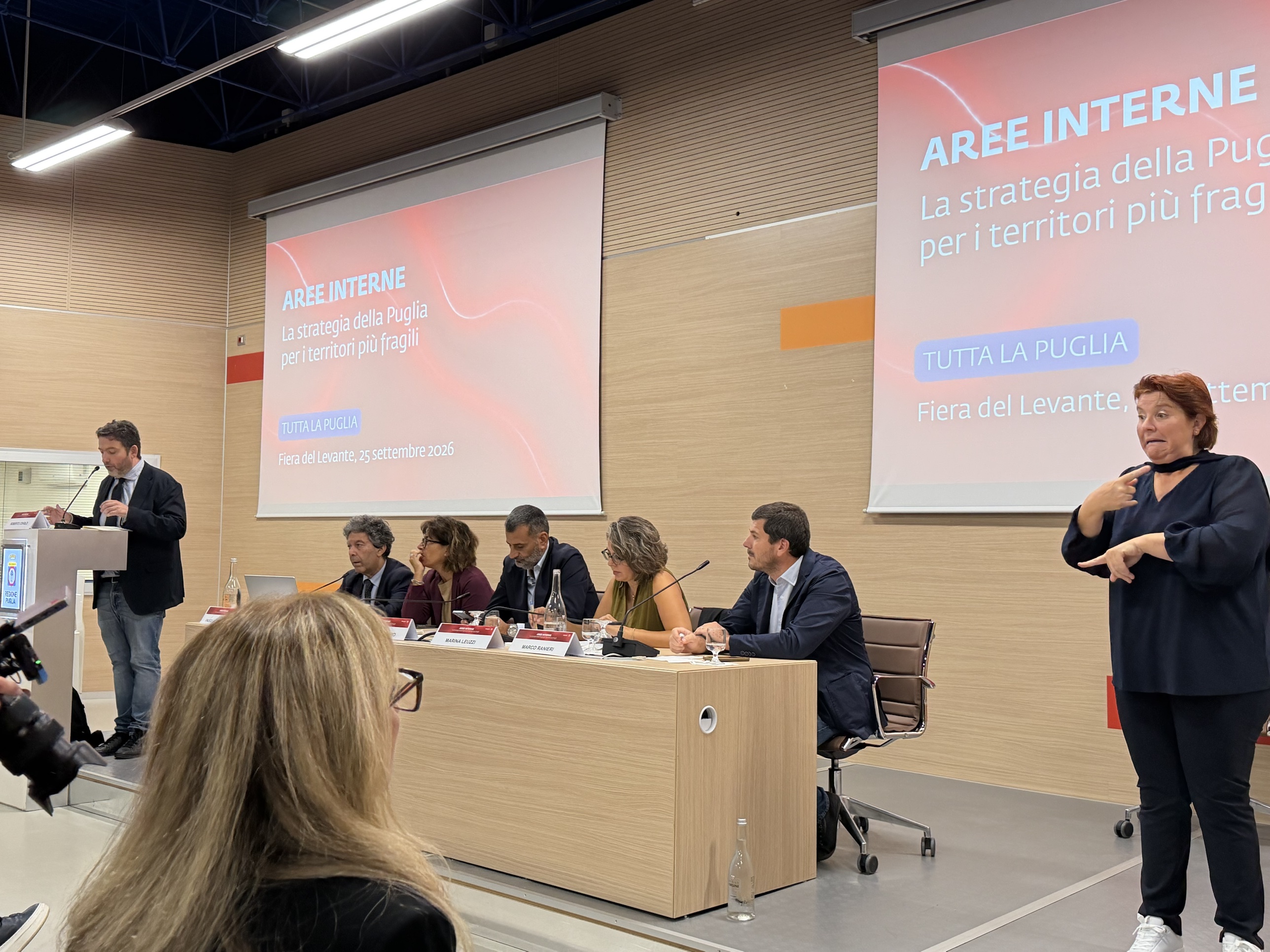 presentazione di Aree Interne alla Fiera del Levante, Bari